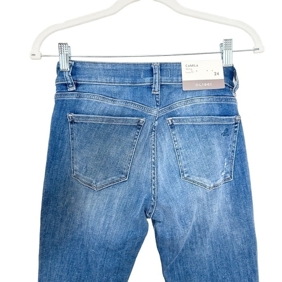 NWT DL1961 Camilla Low Rise Skinny Jean Size 24 - Picture 4 of 7